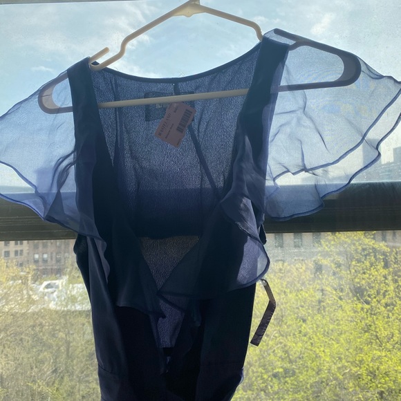 Reformation Flutter Sleeve Wrap Dress - Picture 8 of 11